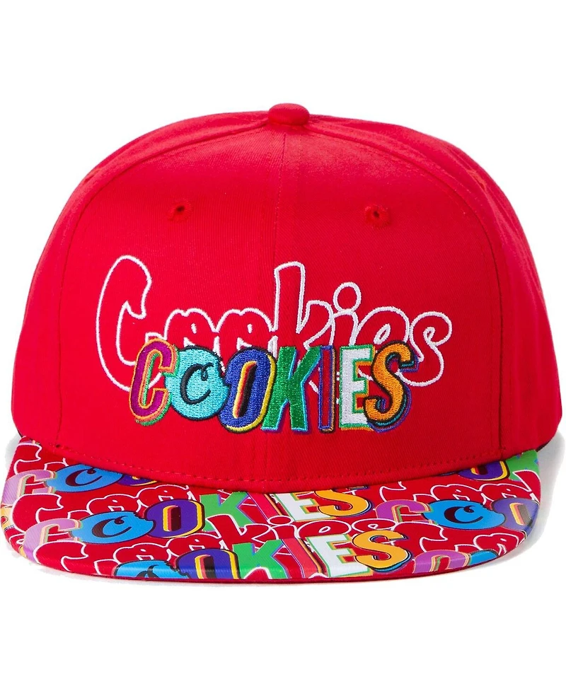Men's Cookies Clothing Red On The Block Snapback Hat