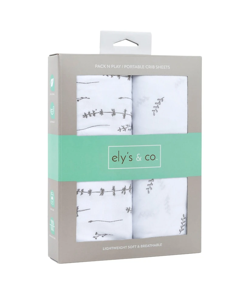 Ely's & Co. Baby Pack N Play Portable Crib Sheet ( of 2 )