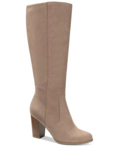Style Co Womens Addyy Knee High Dress Boots Created For Macys Regular Wide Extra Wide Calf