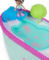 Gabby's Dollhouse, Gabby Cat Friend Ship, Cruise Ship Toy with 2 Toy Figures, Surprise Toys Dollhouse Accessories, Kids Toys for Girls Boys 3 Plus