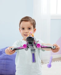 Paw Patrol- The Mighty Movie, Converting Rescue Jet with Skye Mighty Pups Action Figure, Lights and Sounds, Kids Toys for Boys Girls 3 Plus