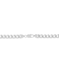 Men's Curb Chain Necklace in Sterling Silver