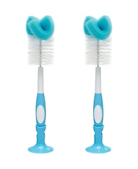 Dr. Browns Baby Baby Bottle Brush, 2 Pack, Blue
