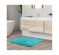 Ultra Soft Non Slip Shaggy Bath Rug - Small 17"x24"