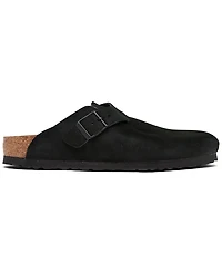 Birkenstock Women's Boston Soft Footbed Suede Leather Clogs from Finish Line