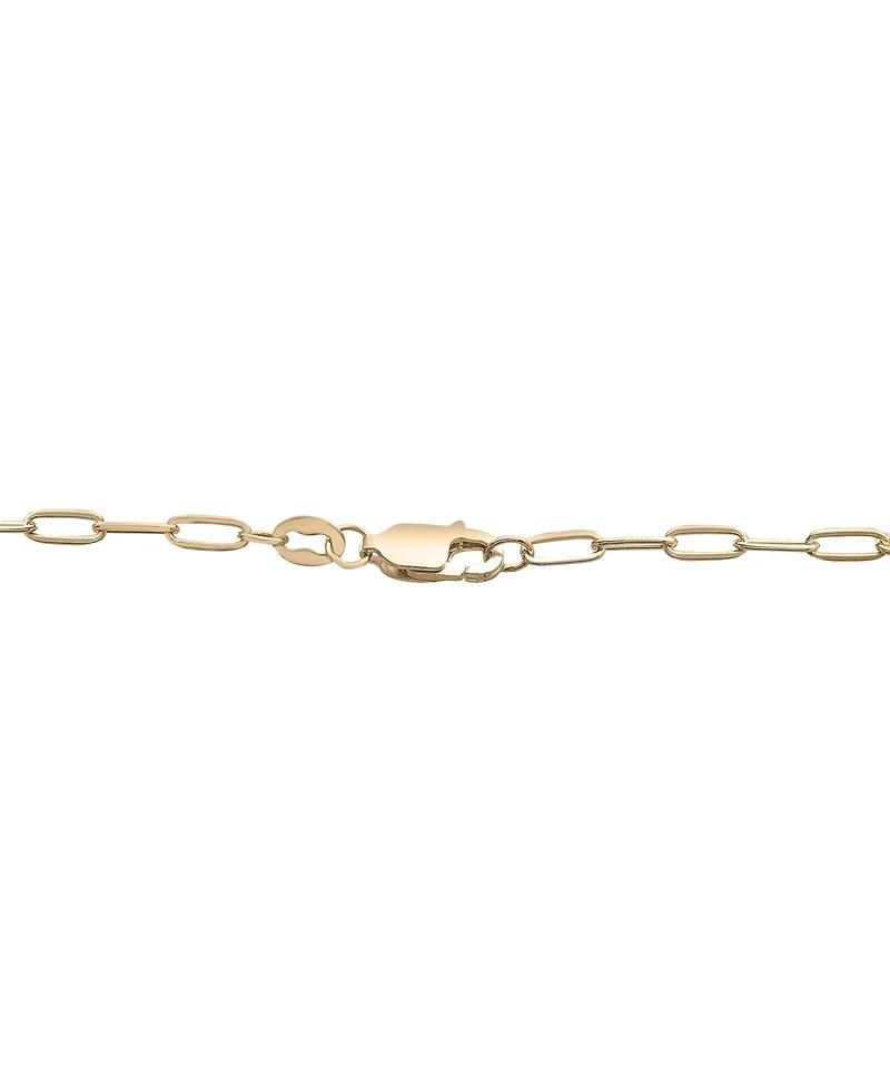 Garnet Heart Cluster 18" Collar Necklace (3/4 ct. t.w.) in 14k Gold-Plated Sterling Silver