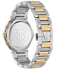 Philipp Plein Men's The Hexagon Chronograph Two-Tone Stainless Steel Bracelet Watch 42mm
