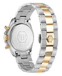 Philipp Plein Women's Chronograph Nobile Two-Tone Stainless Steel Bracelet Watch 38mm