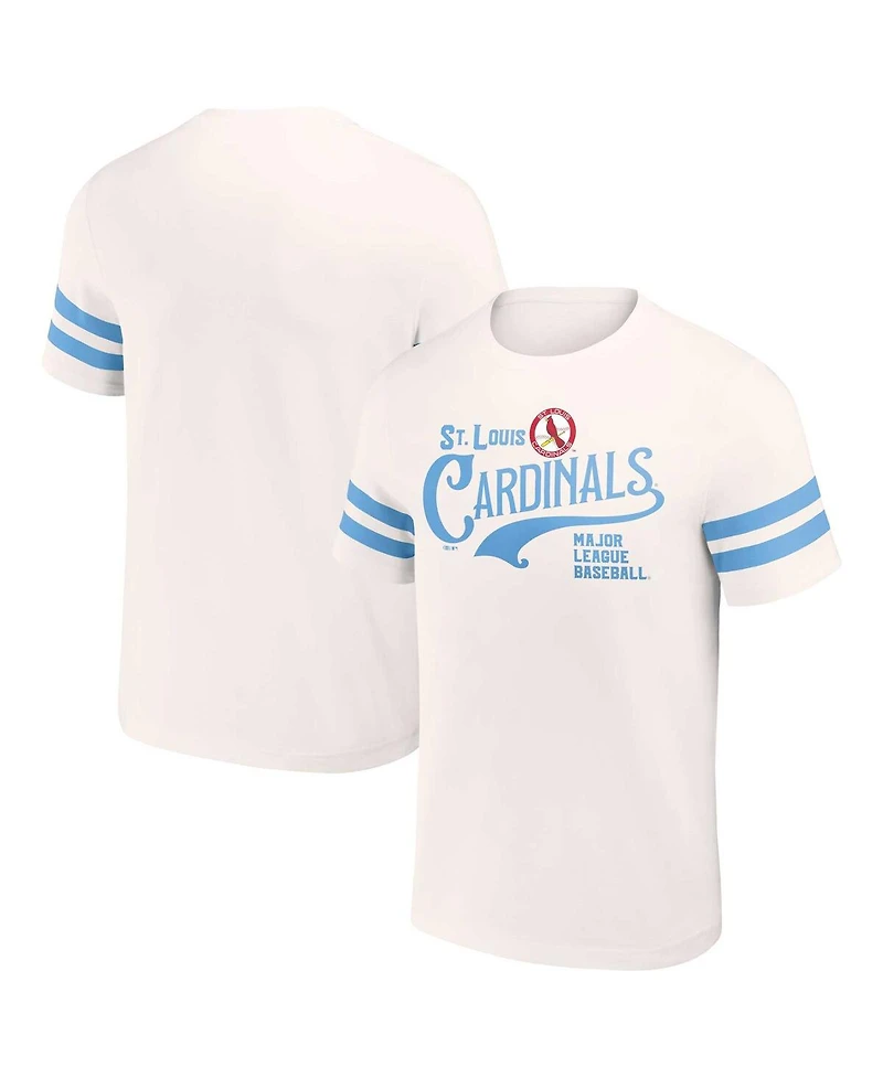 Men's Darius Rucker Collection by Fanatics Cream St. Louis Cardinals Yarn Dye Vintage-Like T-shirt