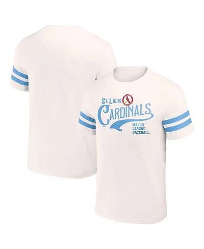 Men's Darius Rucker Collection by Fanatics Cream St. Louis Cardinals Yarn Dye Vintage-Like T-shirt