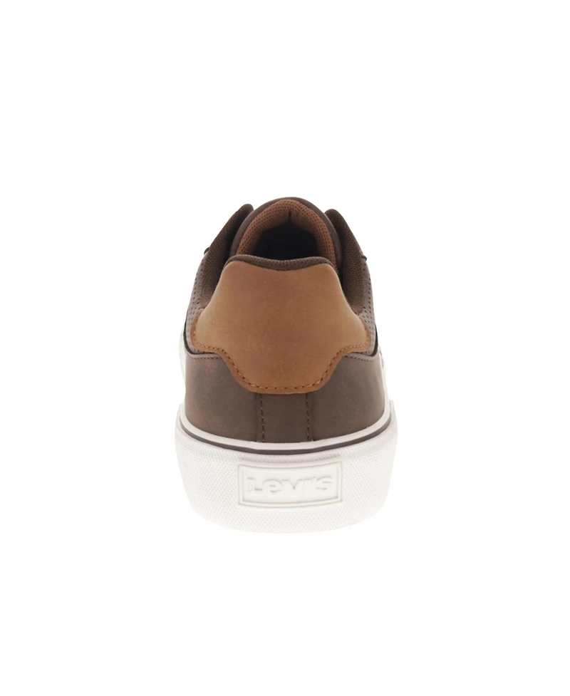 Levi's Men's Munro Ul Faux Leather Lace-Up Sneakers