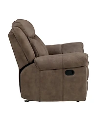 White Label Calico 42" Glider Reclining Chair