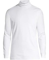Lands' End Men's Super Soft Supima Turtleneck T-Shirt