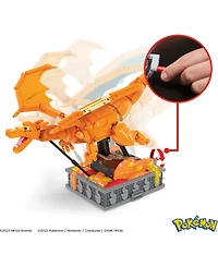 Mega Pokemon Charizard Building Kit with Motion (1663 Pieces) for Collectors