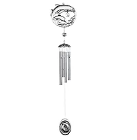28" Long Pewter Dolphin Wind Chime Marine Life