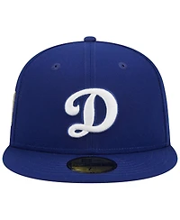 Men's New Era Royal Los Angeles Dodgers Alternate Logo 2020 World Series Team Color 59FIFTY Fitted Hat
