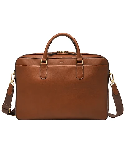 Fossil Men's Asher Leather Briefcase