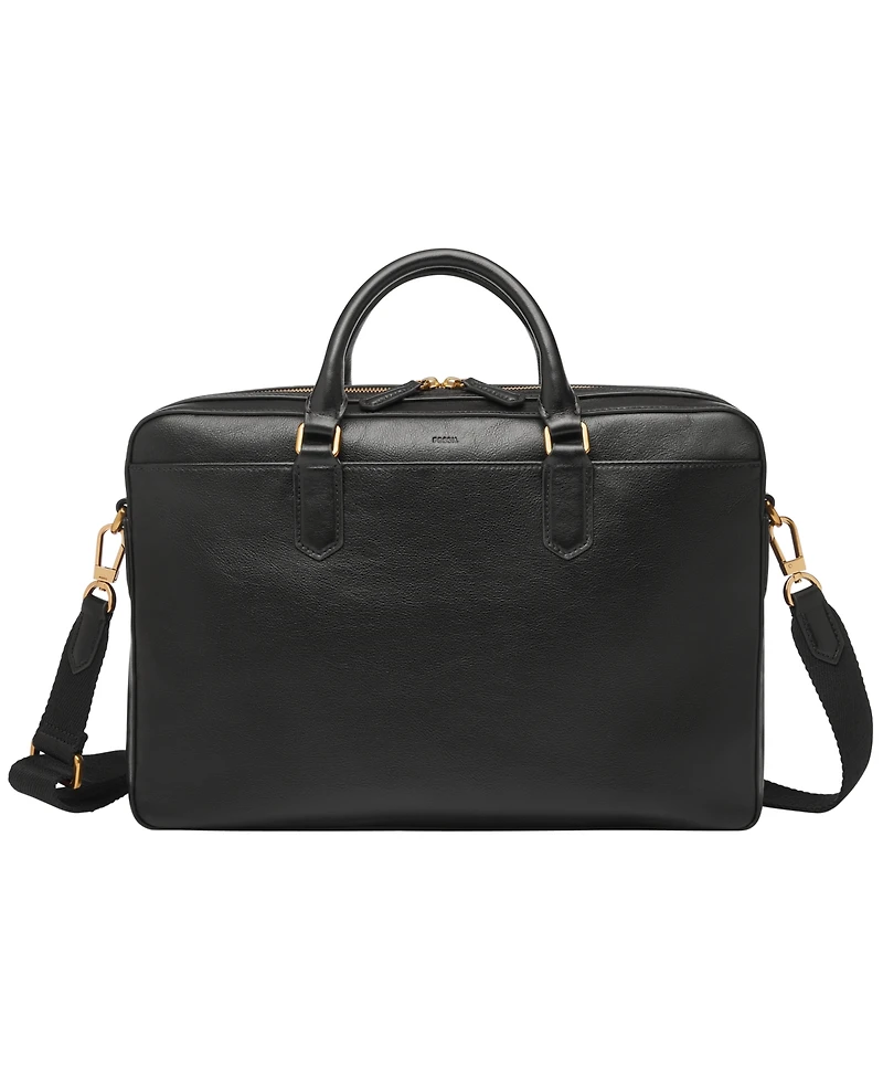 Fossil Men's Asher Leather Briefcase