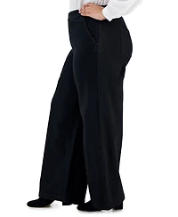 Style & Co Plus Wide-Leg High-Rise Jeans, Exclusively Macy's