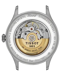 Tissot Unisex Swiss Automatic Heritage 1938 Brown Leather Strap Watch 39mm