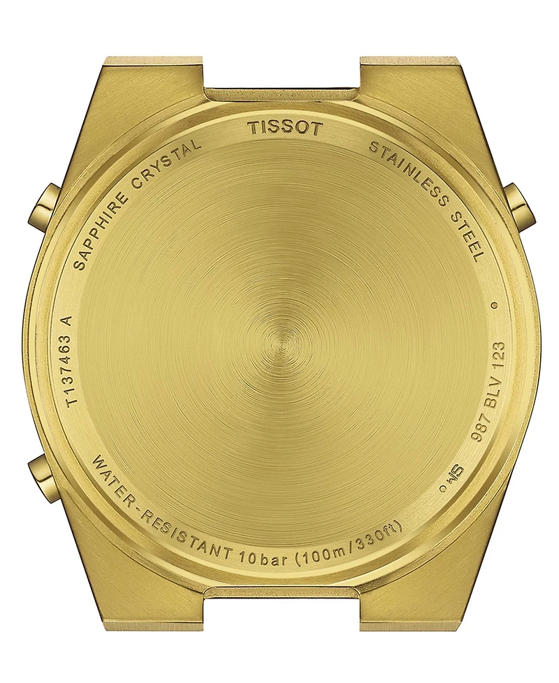 Tissot Men's Digital Prx Gold Pvd Stainless Steel Bracelet Watch 40mm