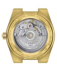 Tissot Women's Swiss Automatic Prx Powermatic 80 Gold Pvd Stainless Steel Bracelet Watch 35mm