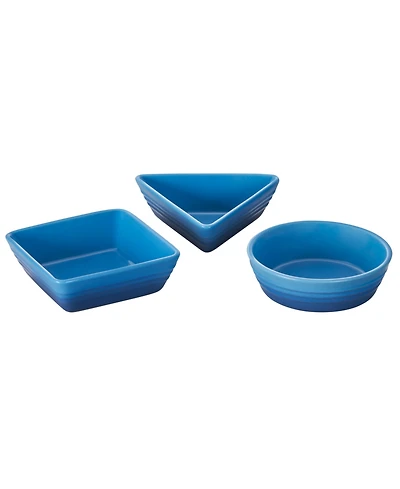Le Creuset Stoneware 3 Piece Tapas Dishes Set