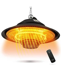 Black and Decker Patio Electric Heater for Ceiling, Heater for Outside with Remote Control