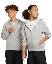 Nike Kids 7-20 Sportswear Club Fleece Full-Zip Hoodie
