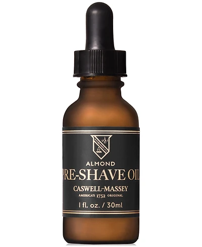 Caswell Massey Heritage Almond Pre-Shave Oil, 1-oz.