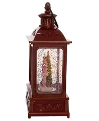 Kurt Adler 8" Battery-Operated Lit Nutcracker Swirl Water Lantern