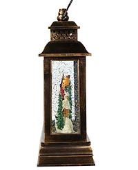 Kurt Adler Kurt Adler 10.4" Battery-Operated Light Up Santa Water Lantern with Projector