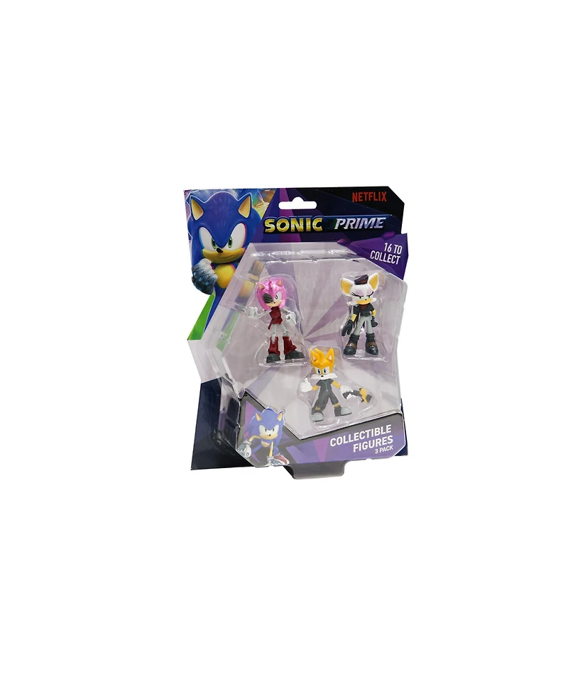 Sonic 2.5" Figures and 3 Pack Blister