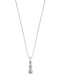 Sirena Energy Diamond Three-Stone Pendant Necklace (1/3 ct. t.w.) in 14k Yellow Gold or White Gold