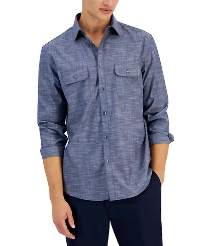 Alfani Men's Regular-Fit Solid Shirt