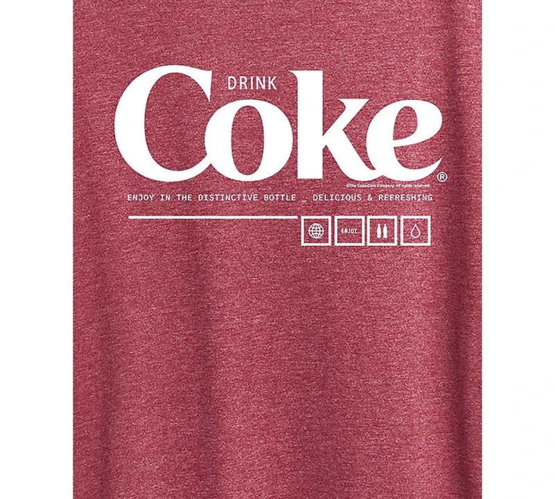 Hybrid Apparel Trendy Plus Coca Cola Graphic T-shirt