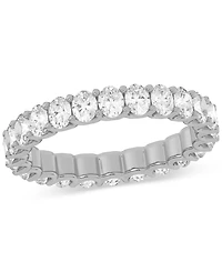 Diamond Oval-Cut Eternity Band (2 ct. t.w.) Platinum or 14k Gold