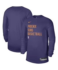 Men's and Women's Nike Purple Phoenix Suns 2023 Legend On-Court Practice long sleeve