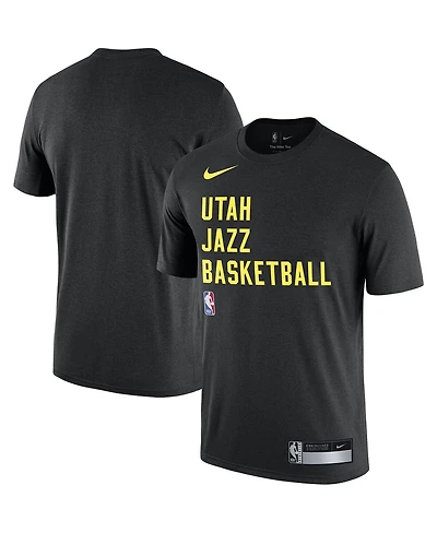 Men's Nike Black Utah Jazz 2023 Sideline Legend Performance Practice T-shirt