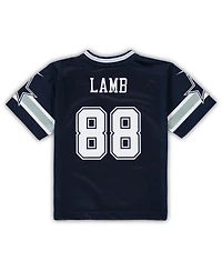 Preschool Boys and Girls Nike CeeDee Lamb Navy Dallas Cowboys Game Jersey