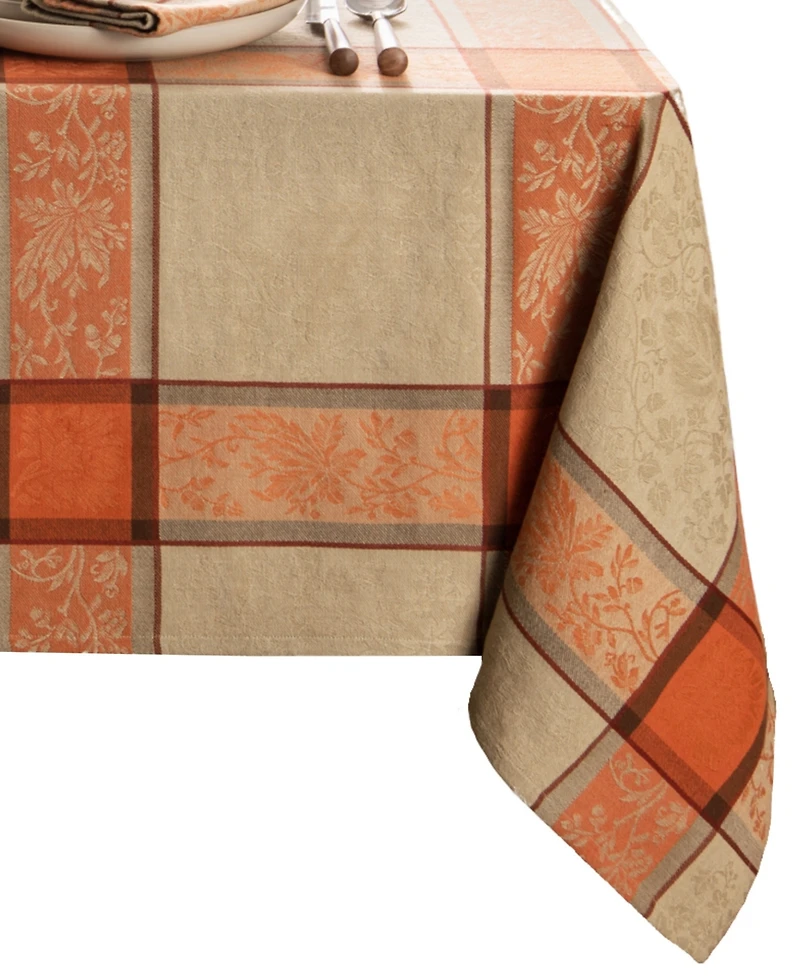 Elrene Autumnal Harvest Jacquard Tablecloth, 52" x 70"