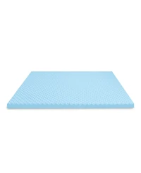 ProSleep 2.5" Gel-Infused Convoluted Memory Foam Mattress Topper, Queen