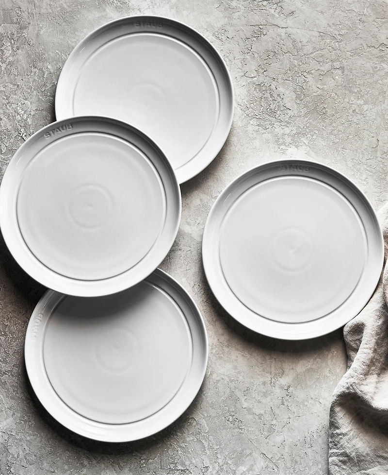 Staub 4 Piece 9" Salad Plate Set, Service for