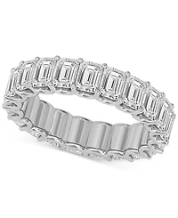 Diamond Emerald-Cut Eternity Band (5 ct. t.w.) Platinum or 14k Gold