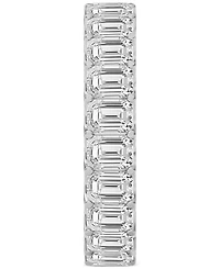 Diamond Emerald-Cut Eternity Band (4 ct. t.w.) Platinum or 14k Gold