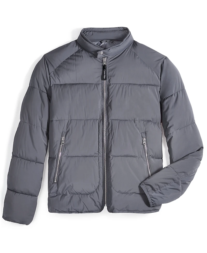 Calvin Klein Men's Stretch Medium Weight Moto Jacket