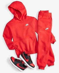 Nike Sportswear Big Kids Club Fleece Pullover Hoodie
