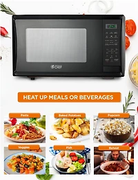 1.1 Cu. Ft. Counter Top Microwave,Black