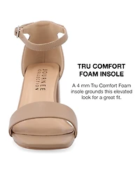 Journee Collection Women's Valenncia Ankle Strap Sandals