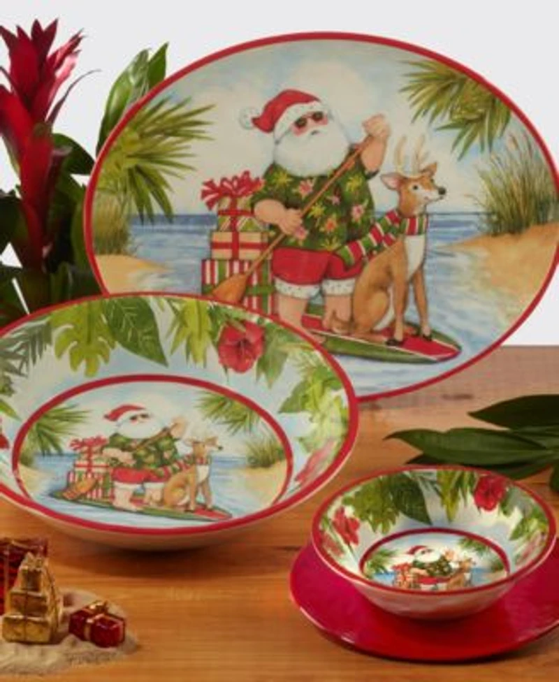 Certified International Santas Wish Dinnerware Collection